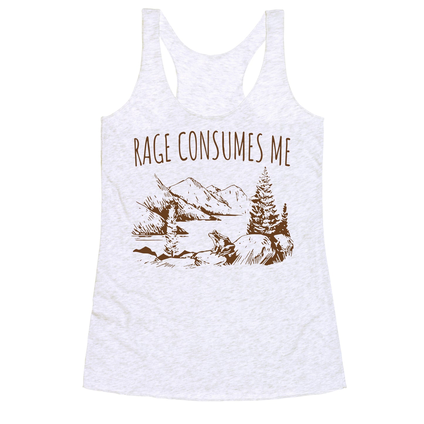 Rage Consumes Me Racerback Tank