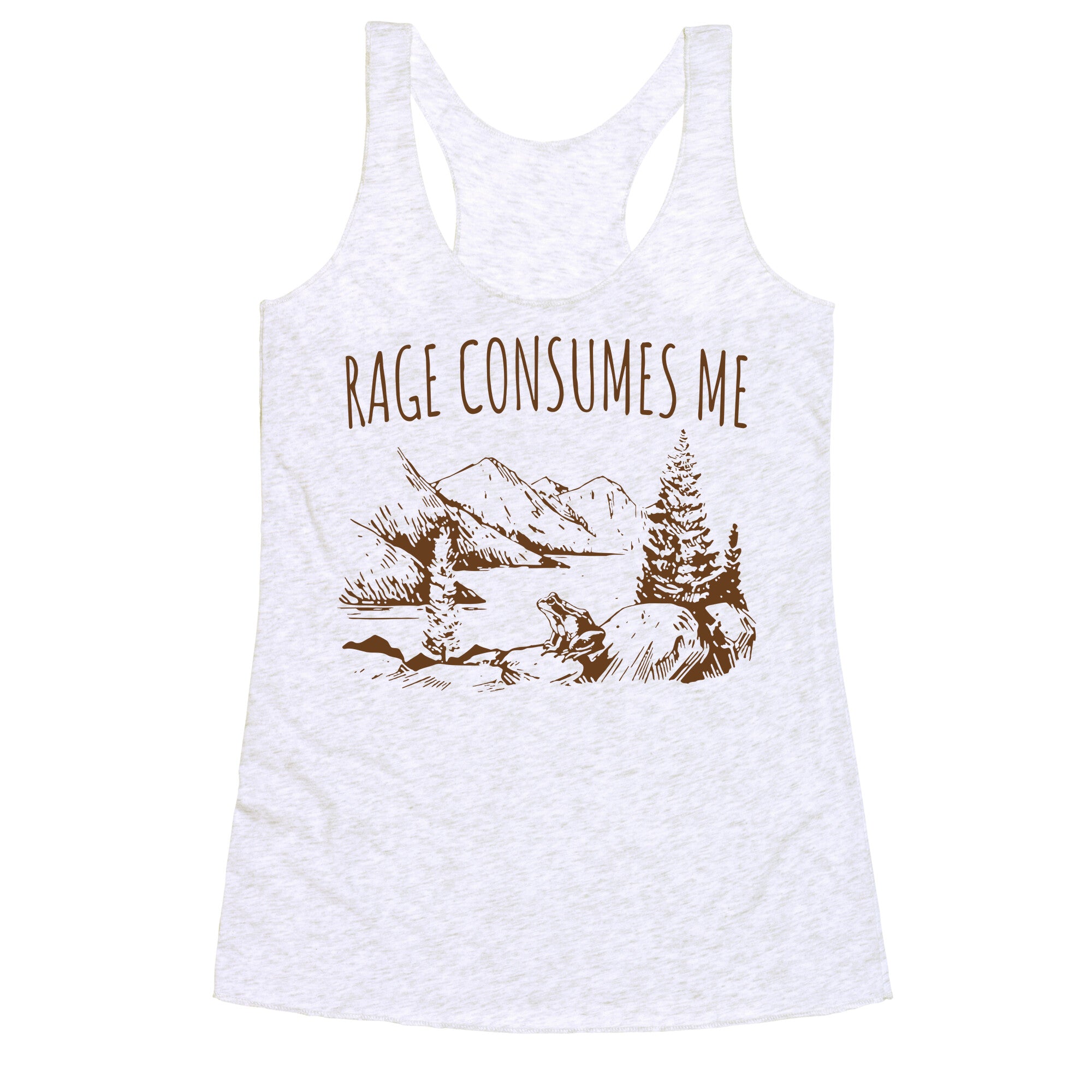 Rage Consumes Me Racerback Tank