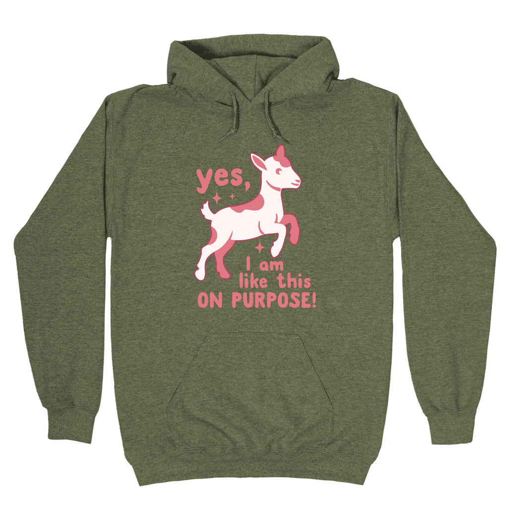 Yes I Am Like This On Purpose Hoodie