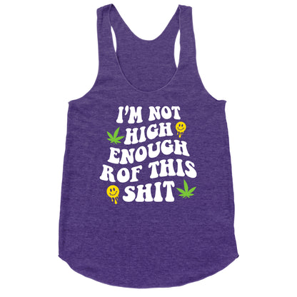 Not High Enough Racerback Tank
