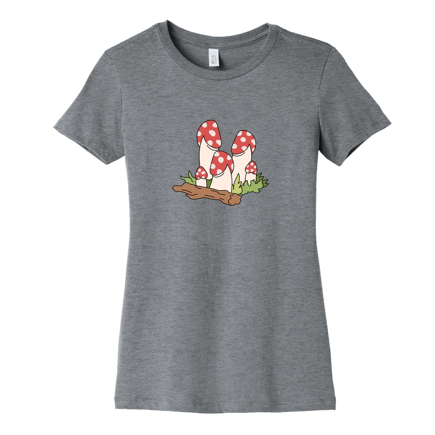 Mushroom Peens Womens Cotton Tee