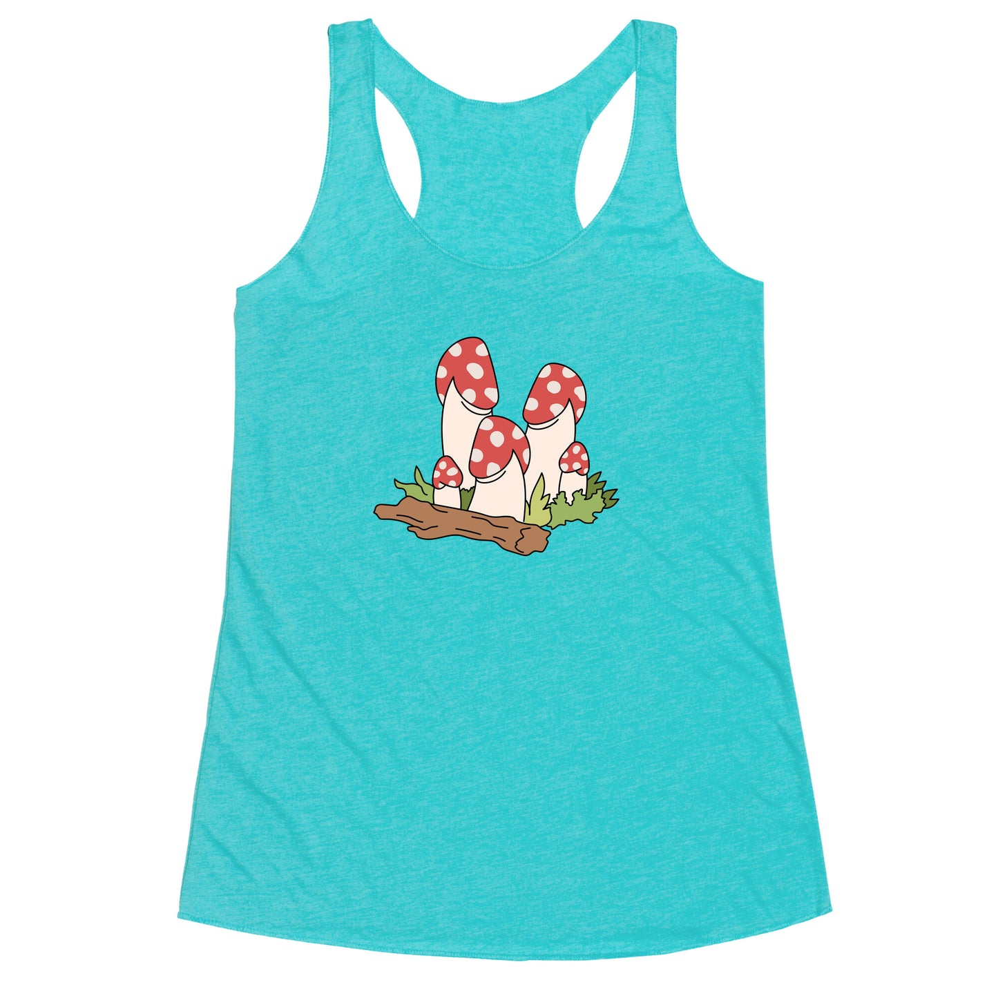 Mushroom Peens Racerback Tank