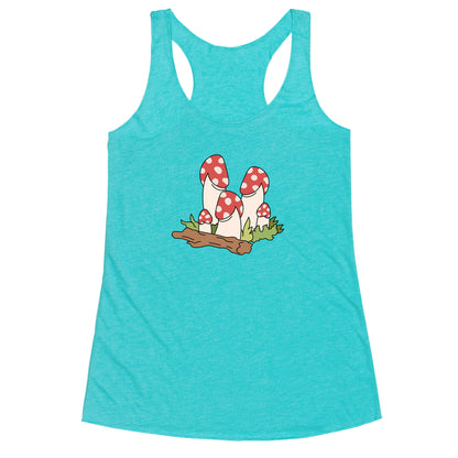 Mushroom Peens Racerback Tank