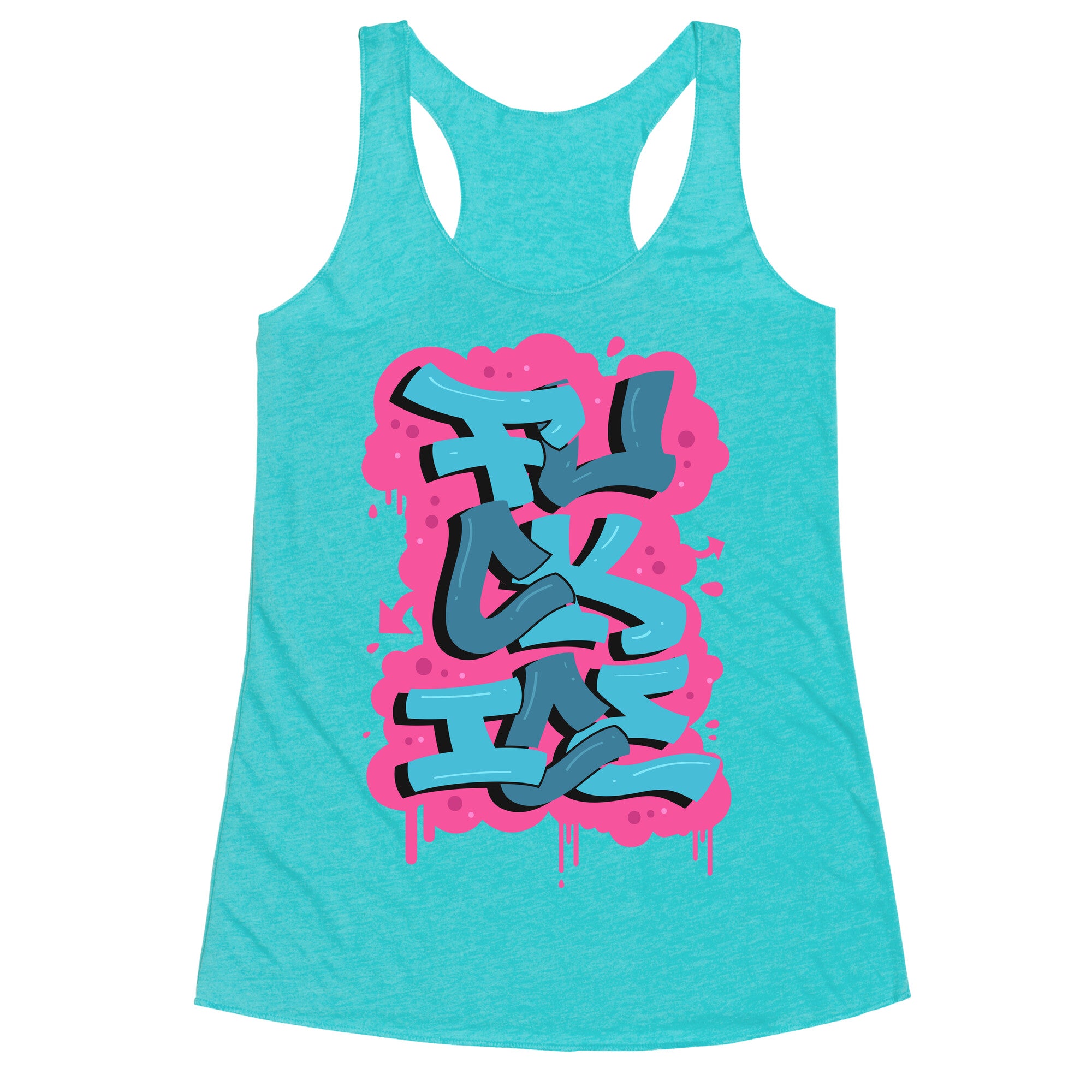 Fuck ICE Racerback Tank