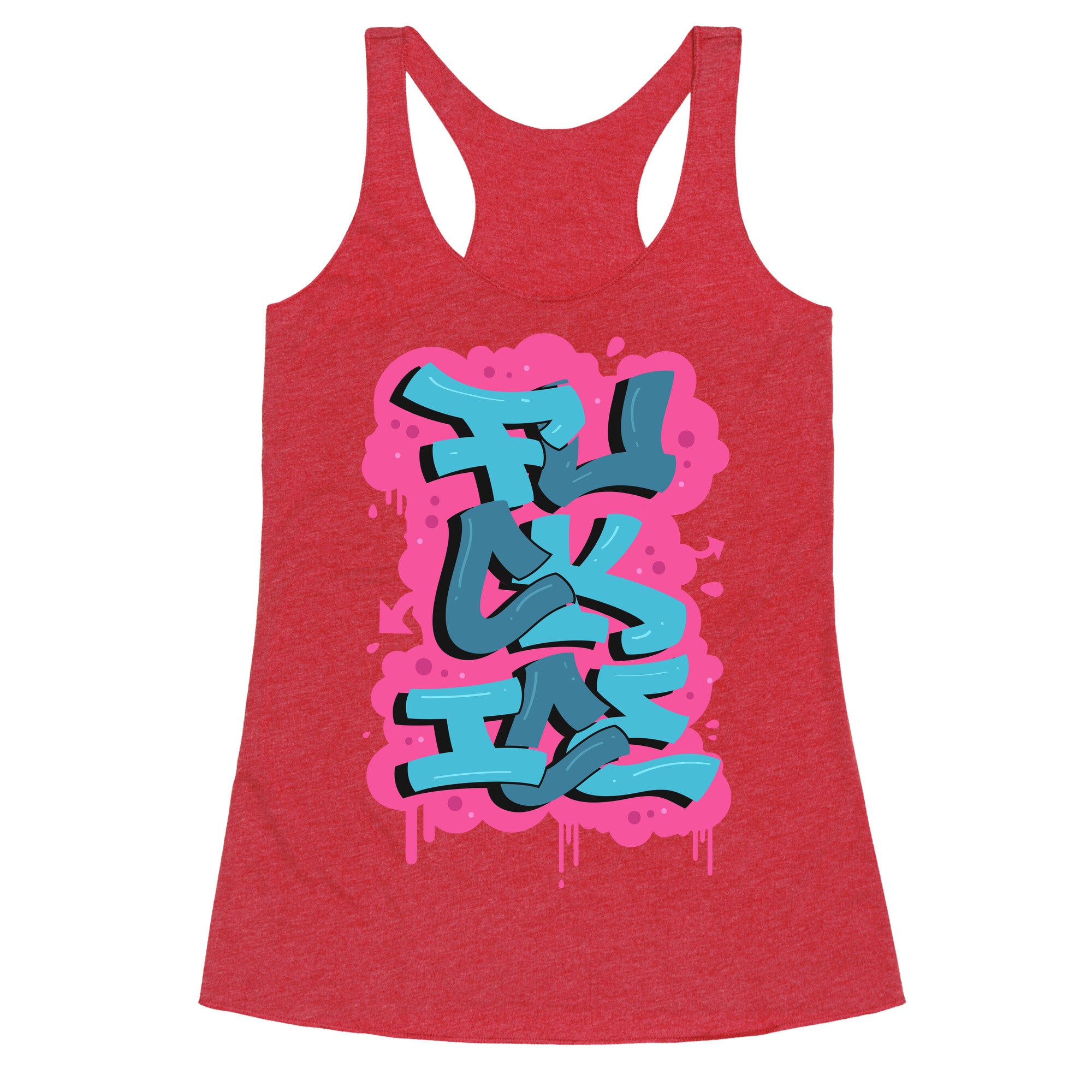 Fuck ICE Racerback Tank