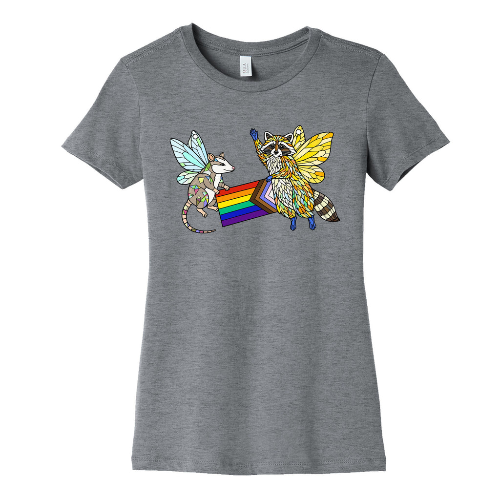 LGBTQ Fairies Womens Cotton Tee