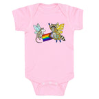 LGBTQ Fairies Baby One-Piece
