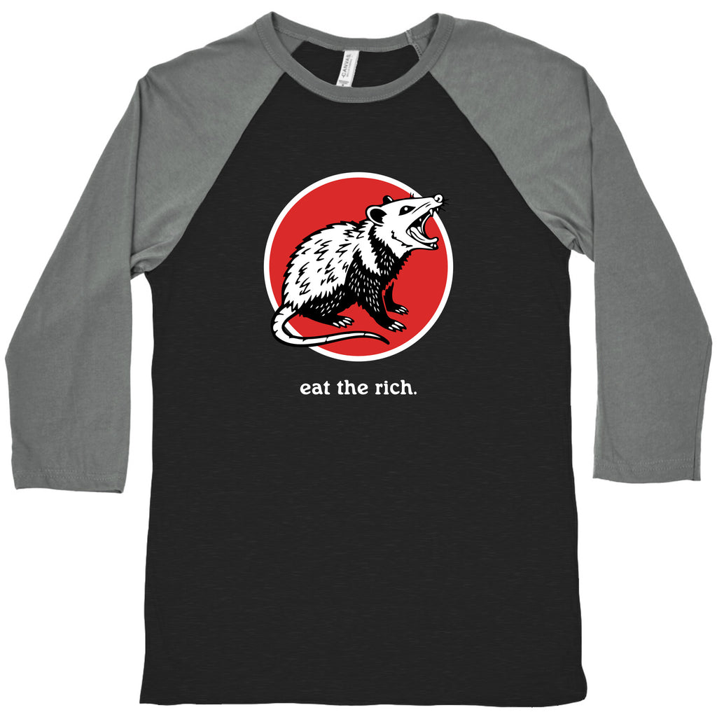 Eat The Rich Baseball Tee