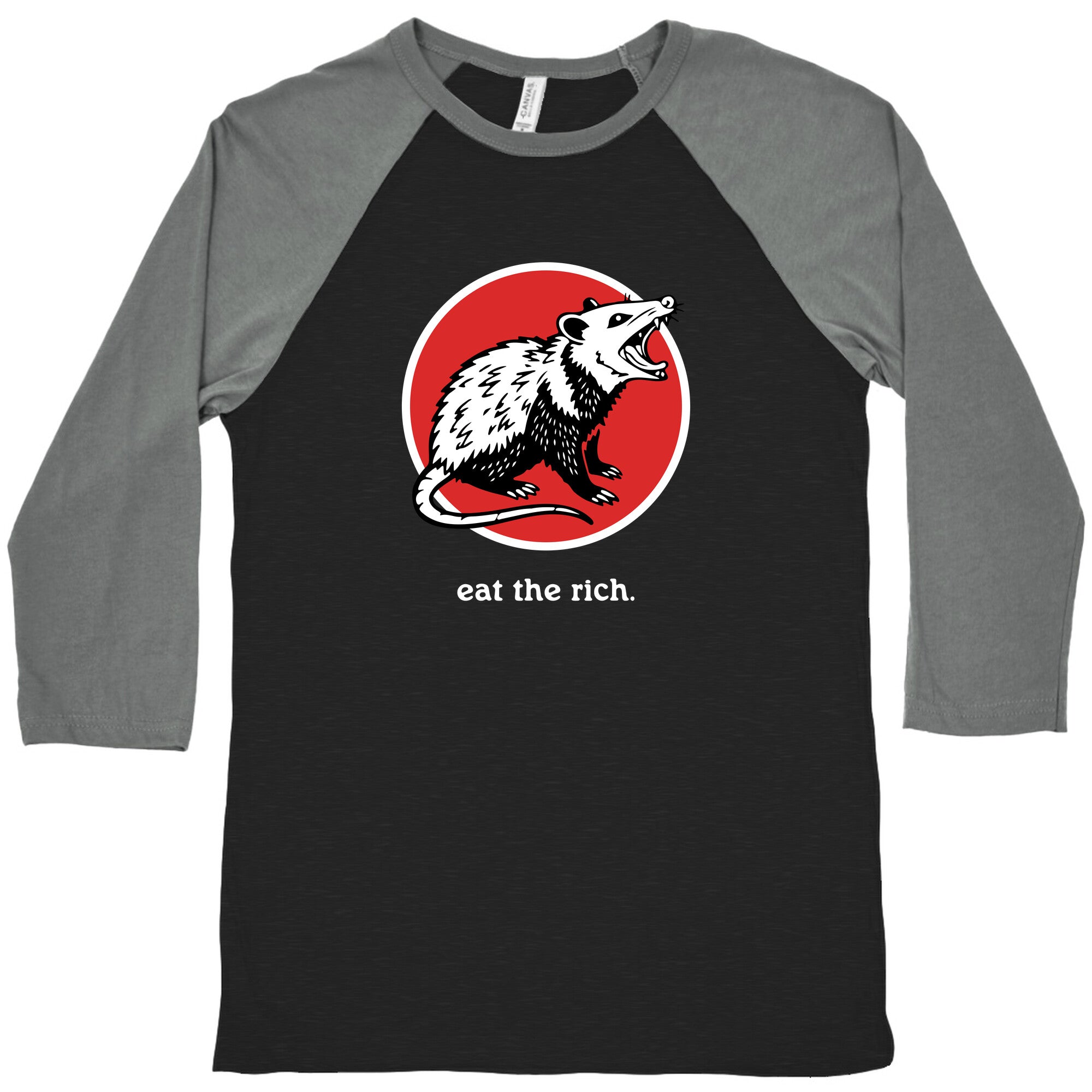 Eat The Rich Baseball Tee