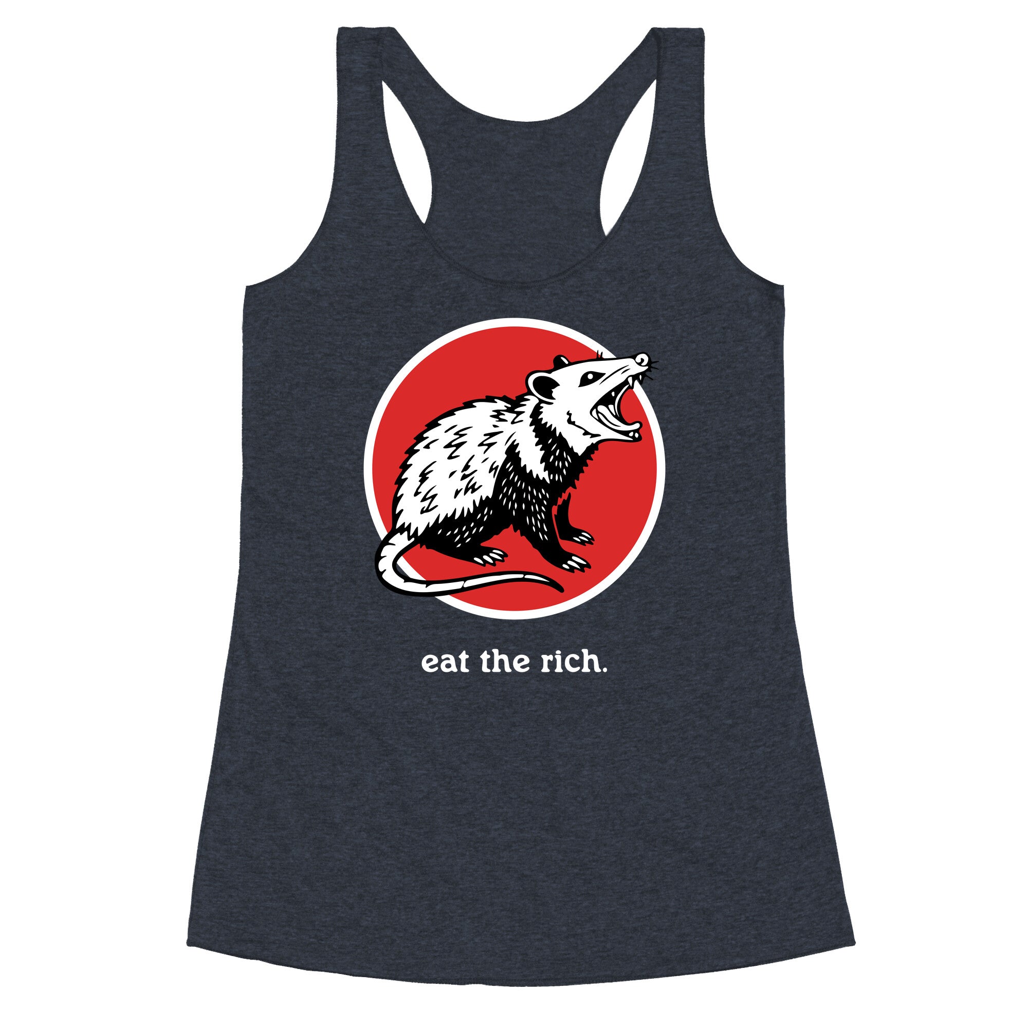 Eat The Rich Racerback Tank