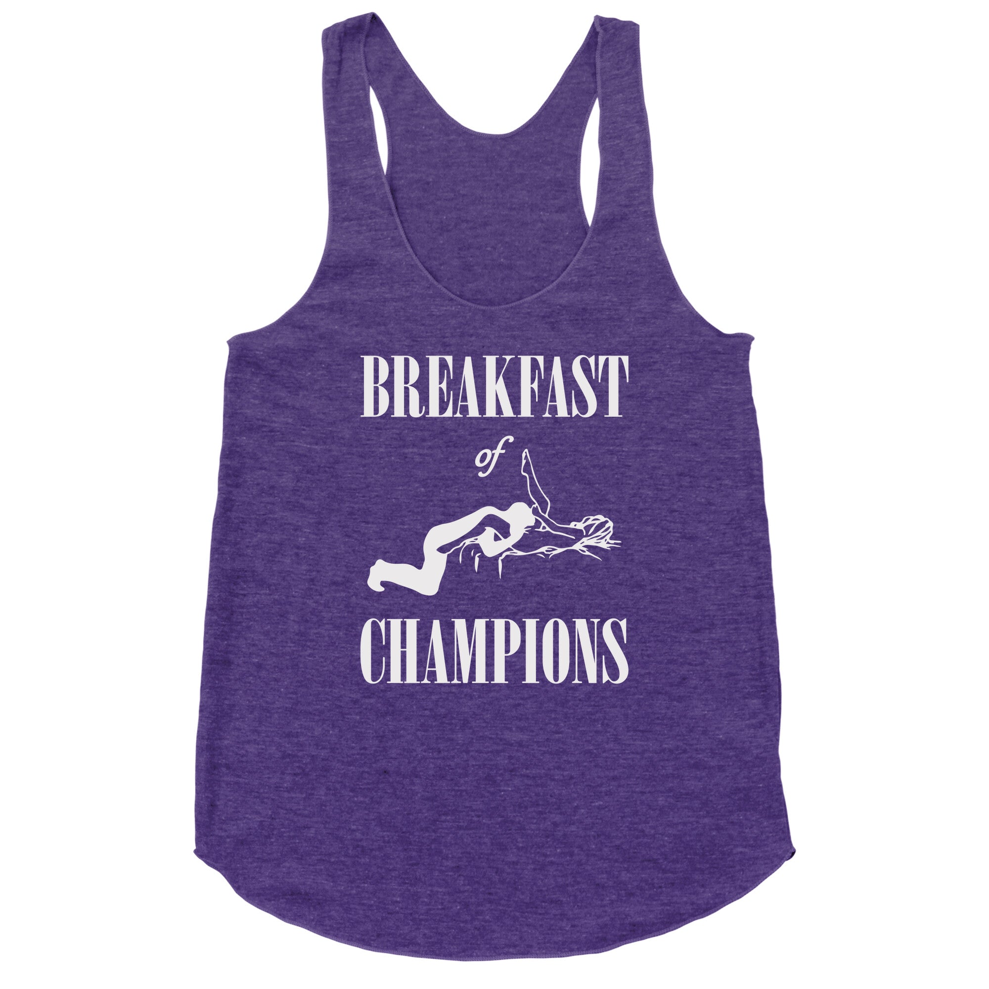 Breakfast Of Champnions Racerback Tank