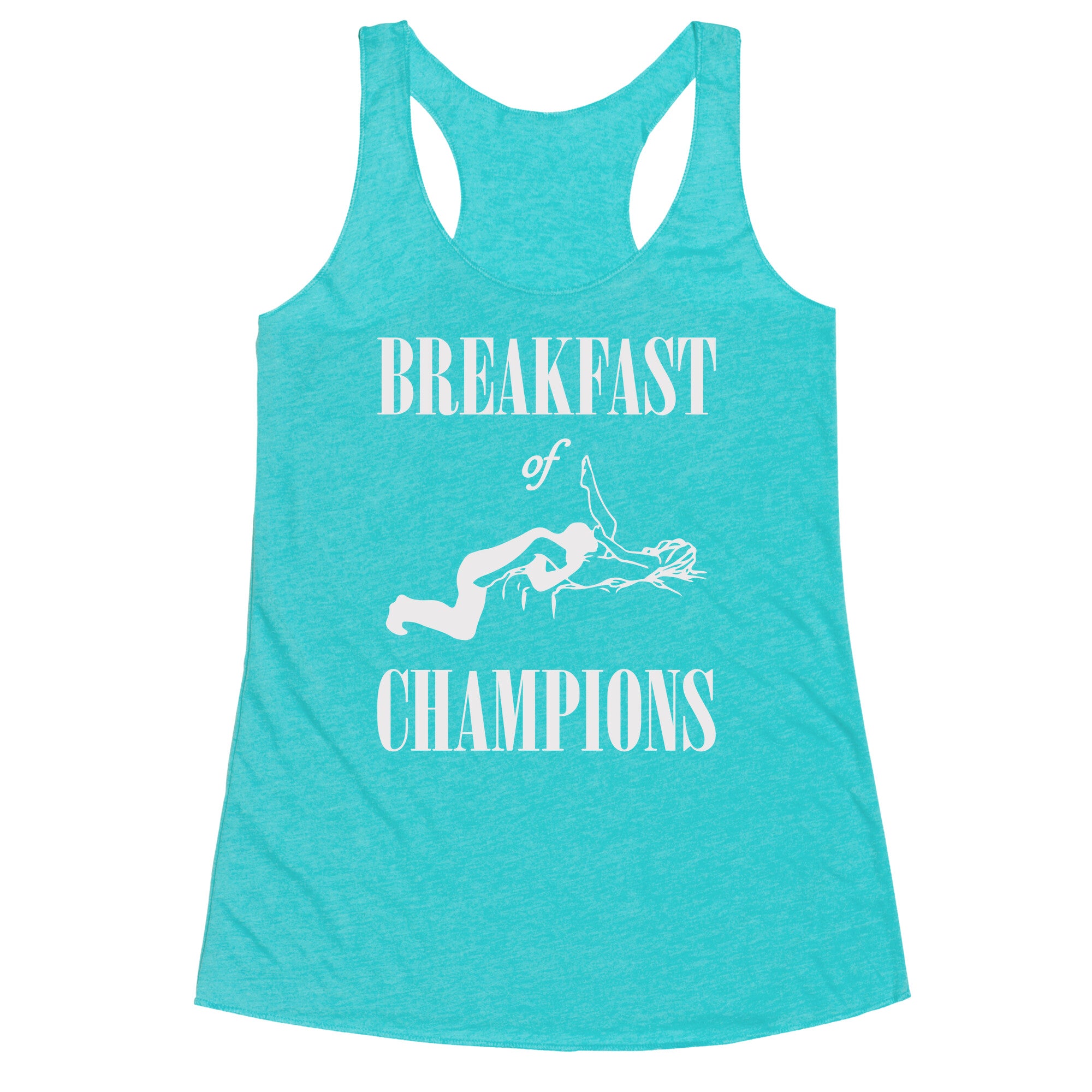 Breakfast Of Champnions Racerback Tank