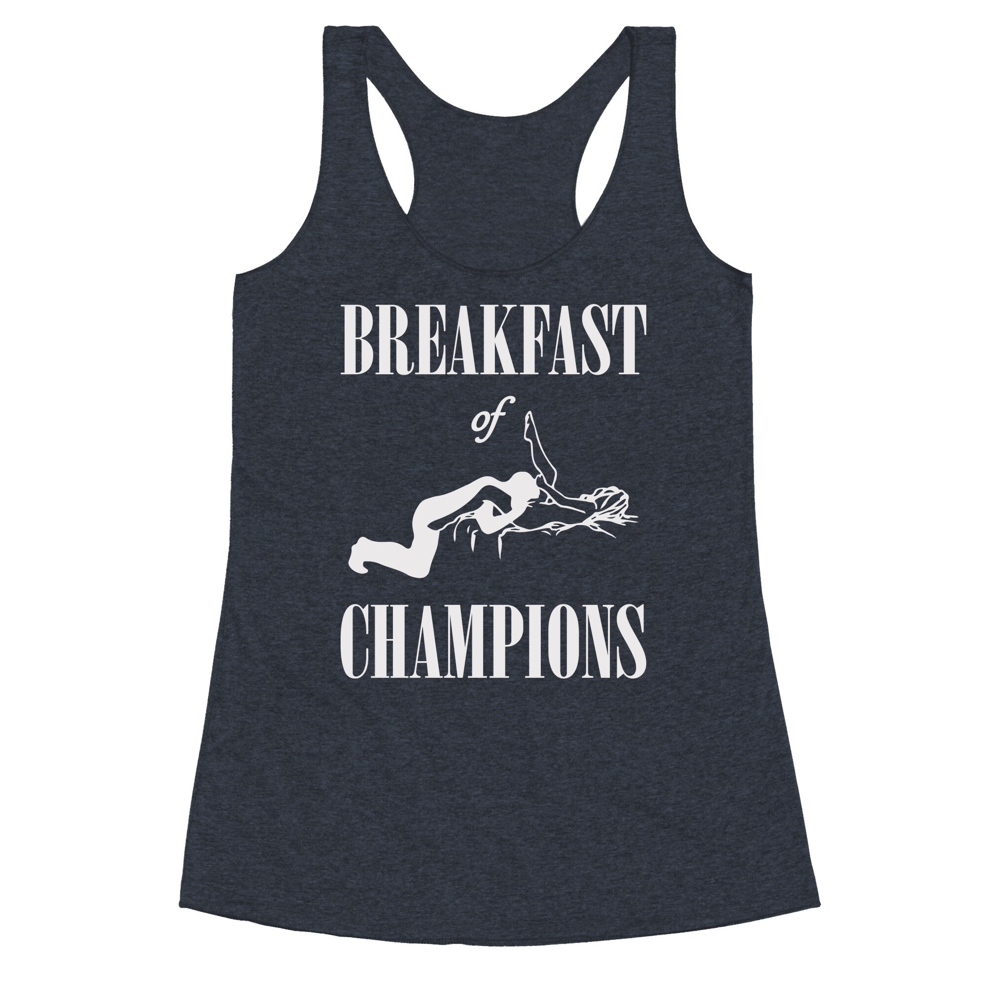 Breakfast Of Champnions Racerback Tank