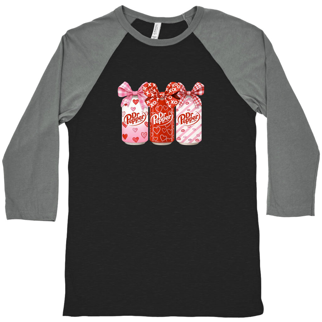 Dr. Pepper Valentine Baseball Tee