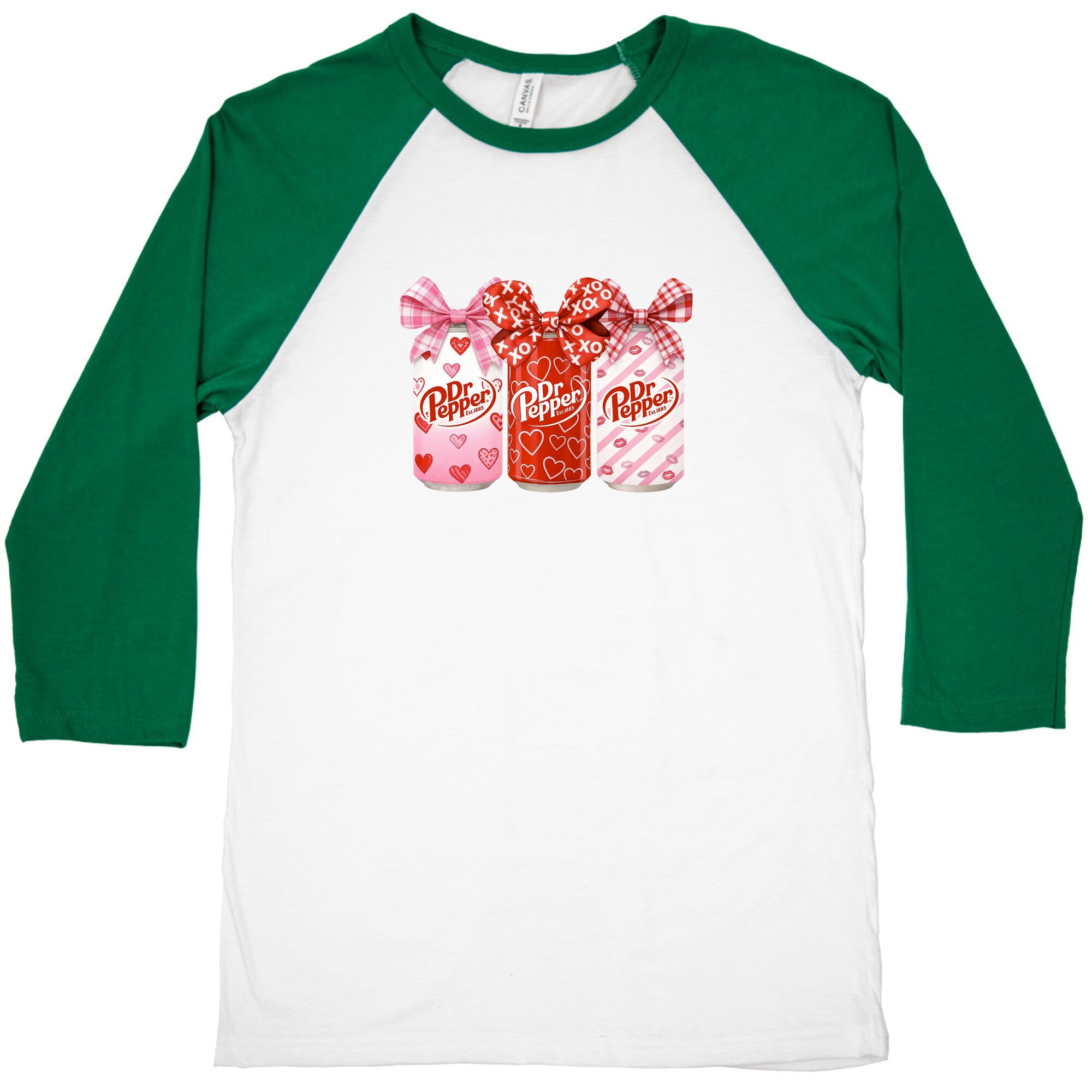 Dr. Pepper Valentine Baseball Tee