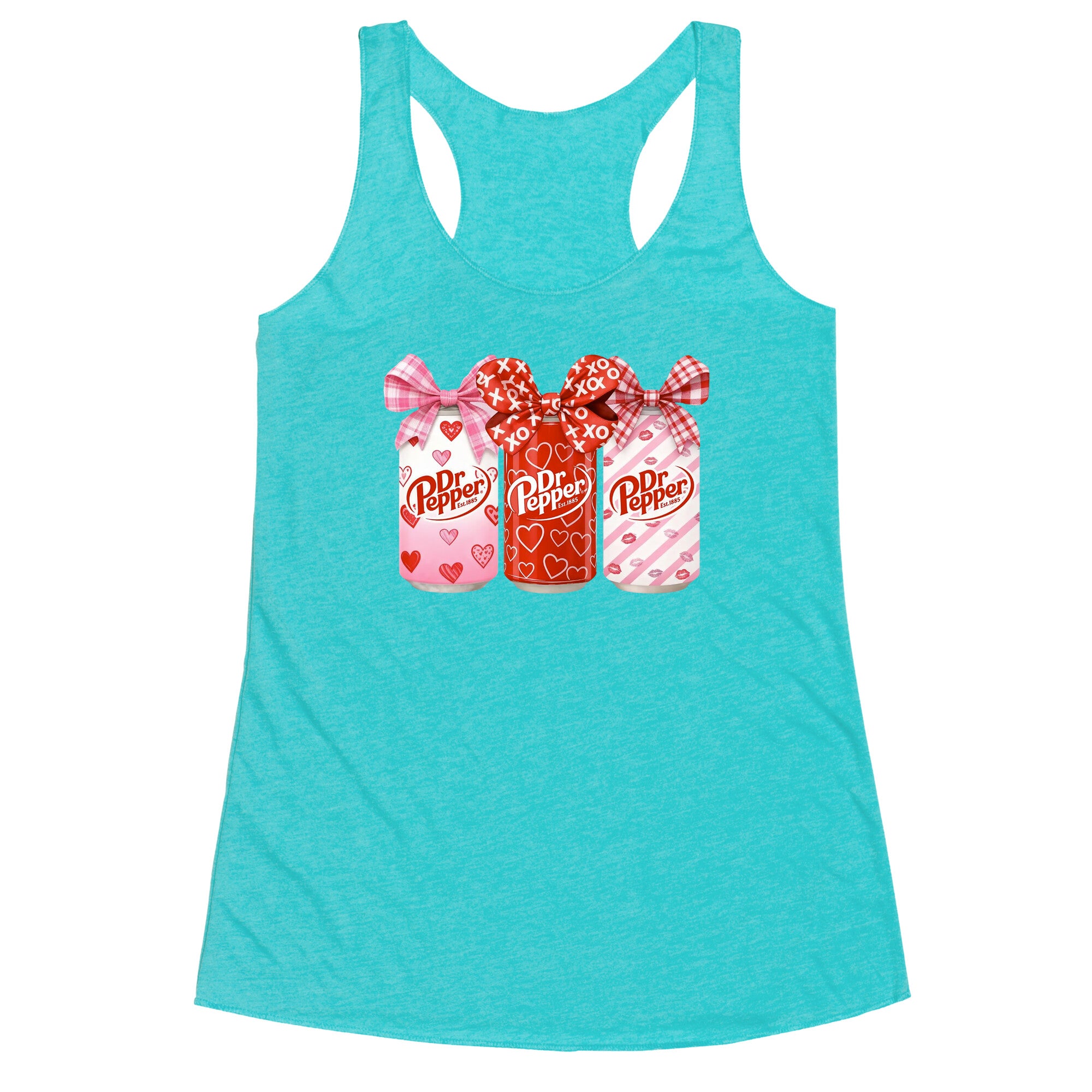 Dr. Pepper Valentine Racerback Tank