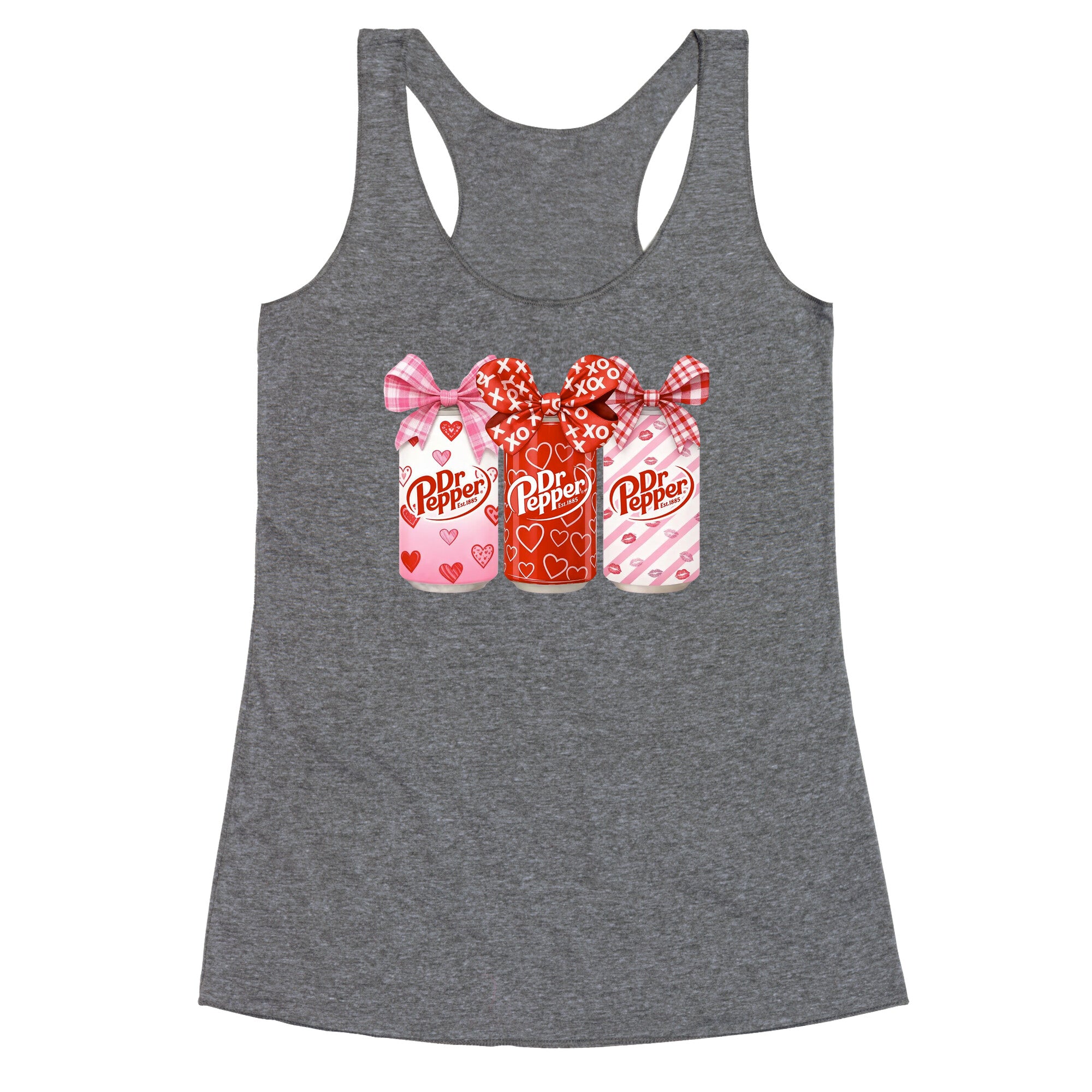 Dr. Pepper Valentine Racerback Tank