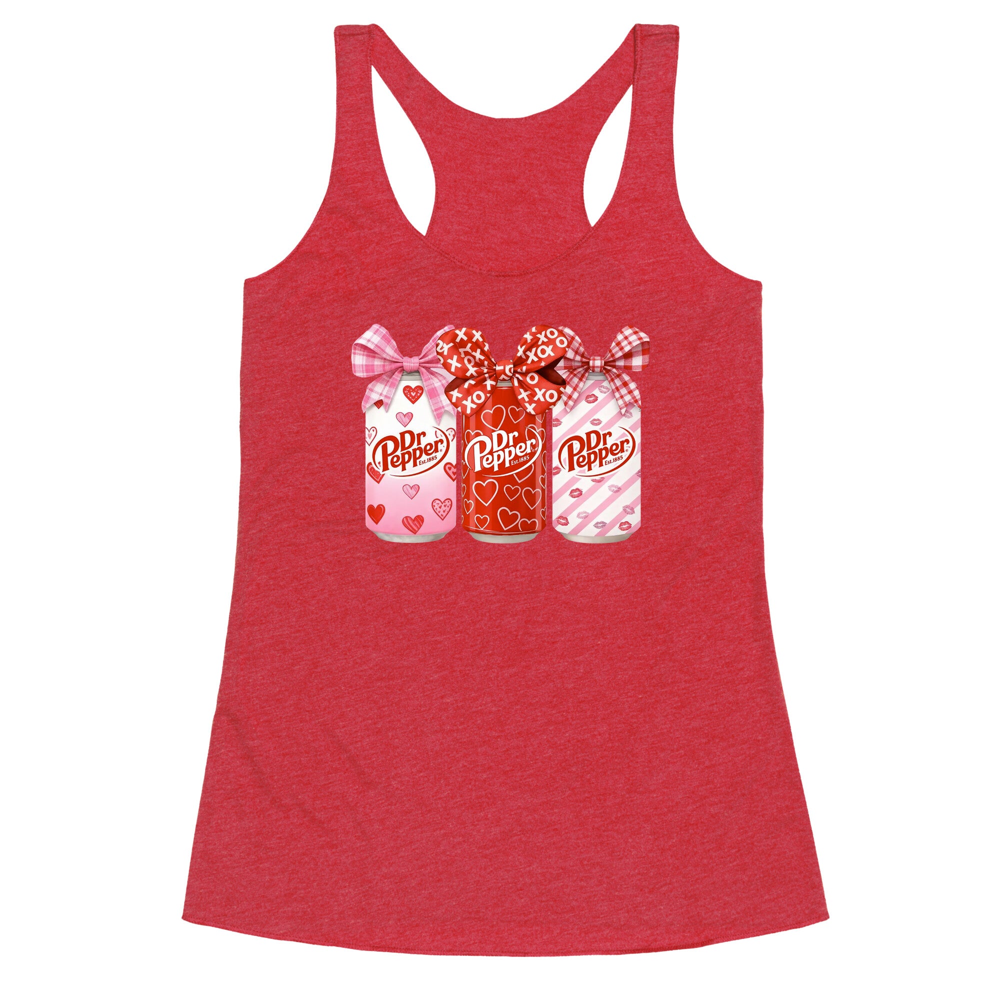 Dr. Pepper Valentine Racerback Tank