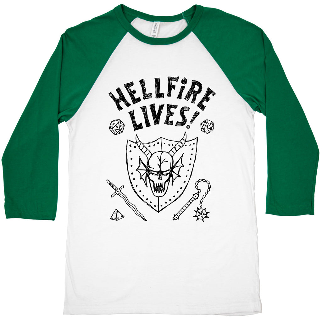 Hellfire Lives! Baseball Tee