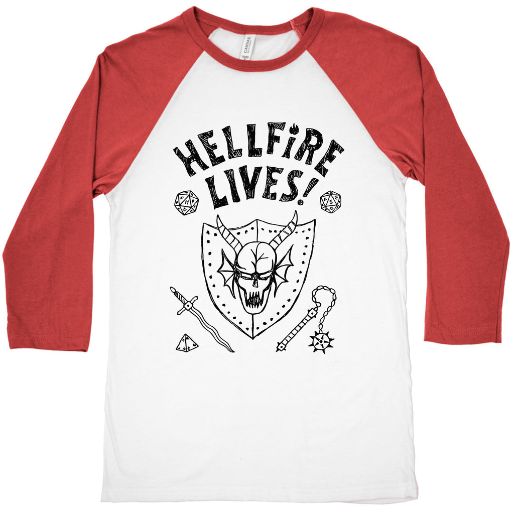 Hellfire Lives! Baseball Tee