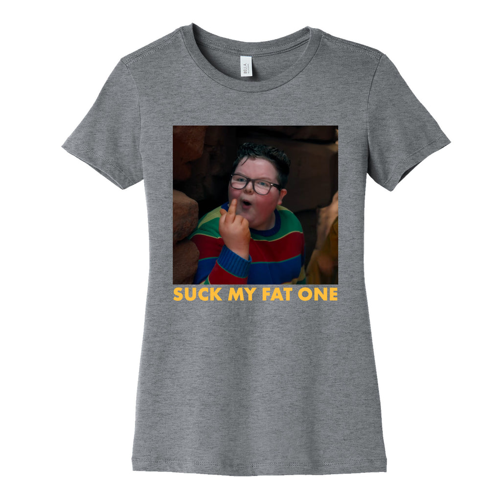 Suck My Fat One Womens Cotton Tee