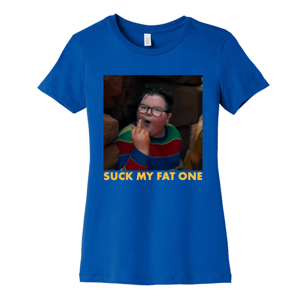 Suck My Fat One Womens Cotton Tee