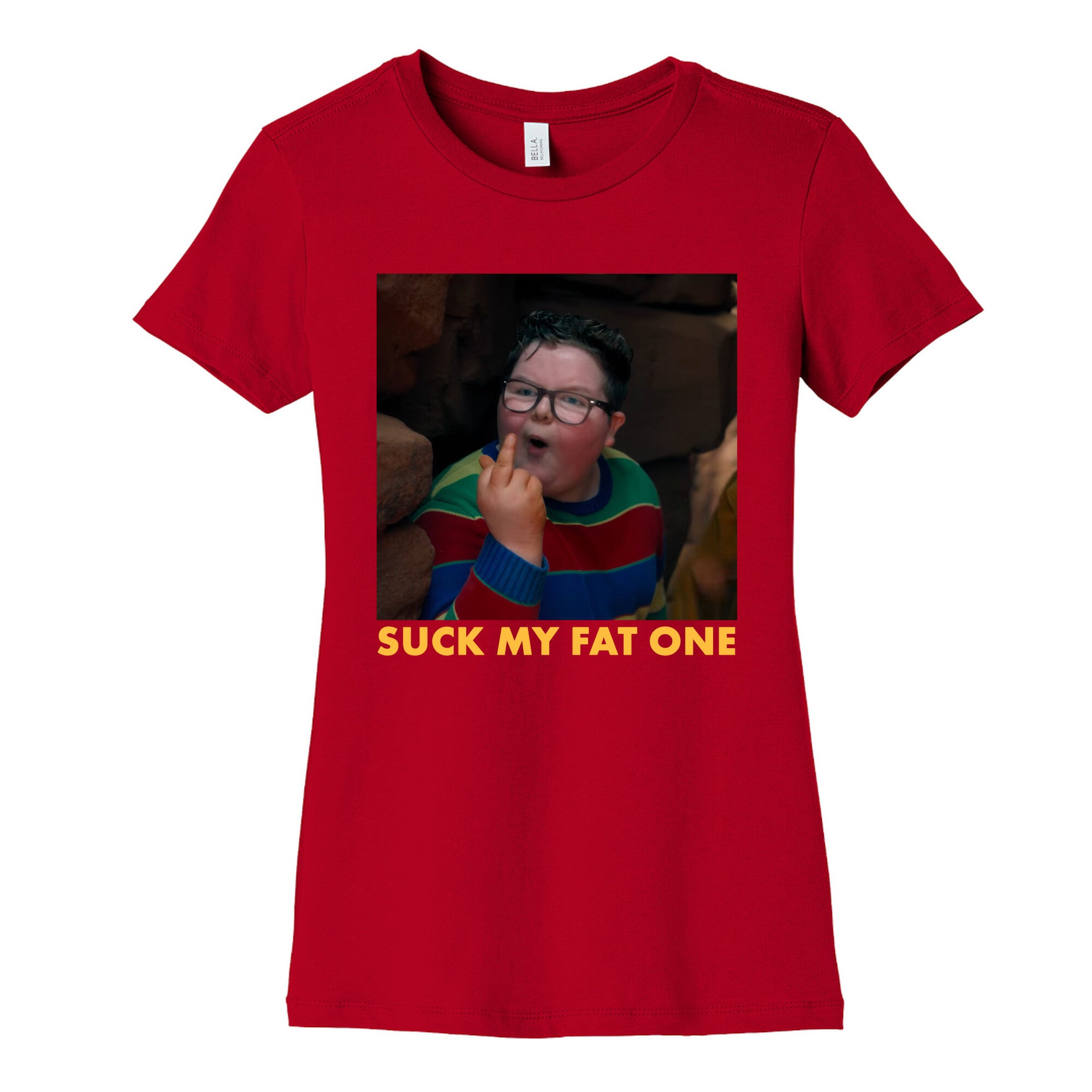 Suck My Fat One Womens Cotton Tee