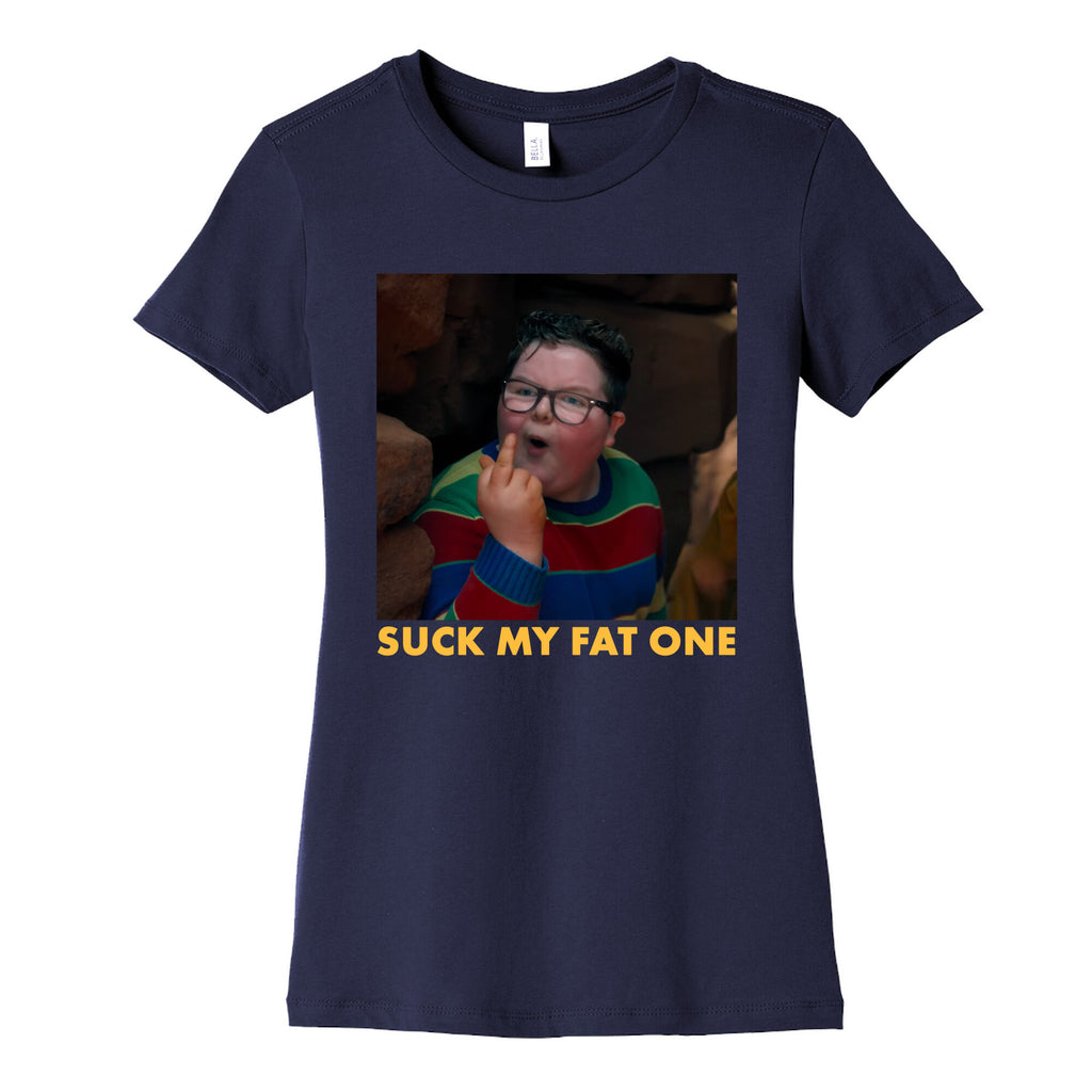 Suck My Fat One Womens Cotton Tee