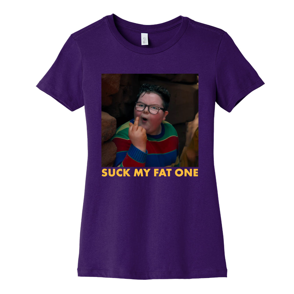 Suck My Fat One Womens Cotton Tee