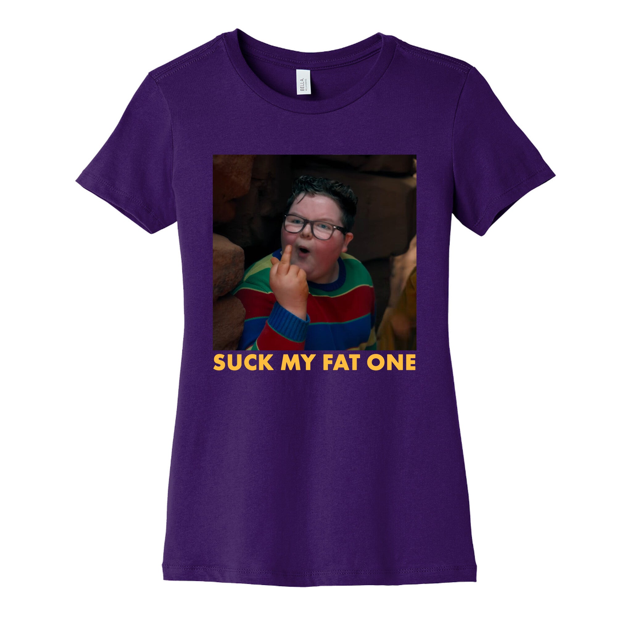 Suck My Fat One Womens Cotton Tee