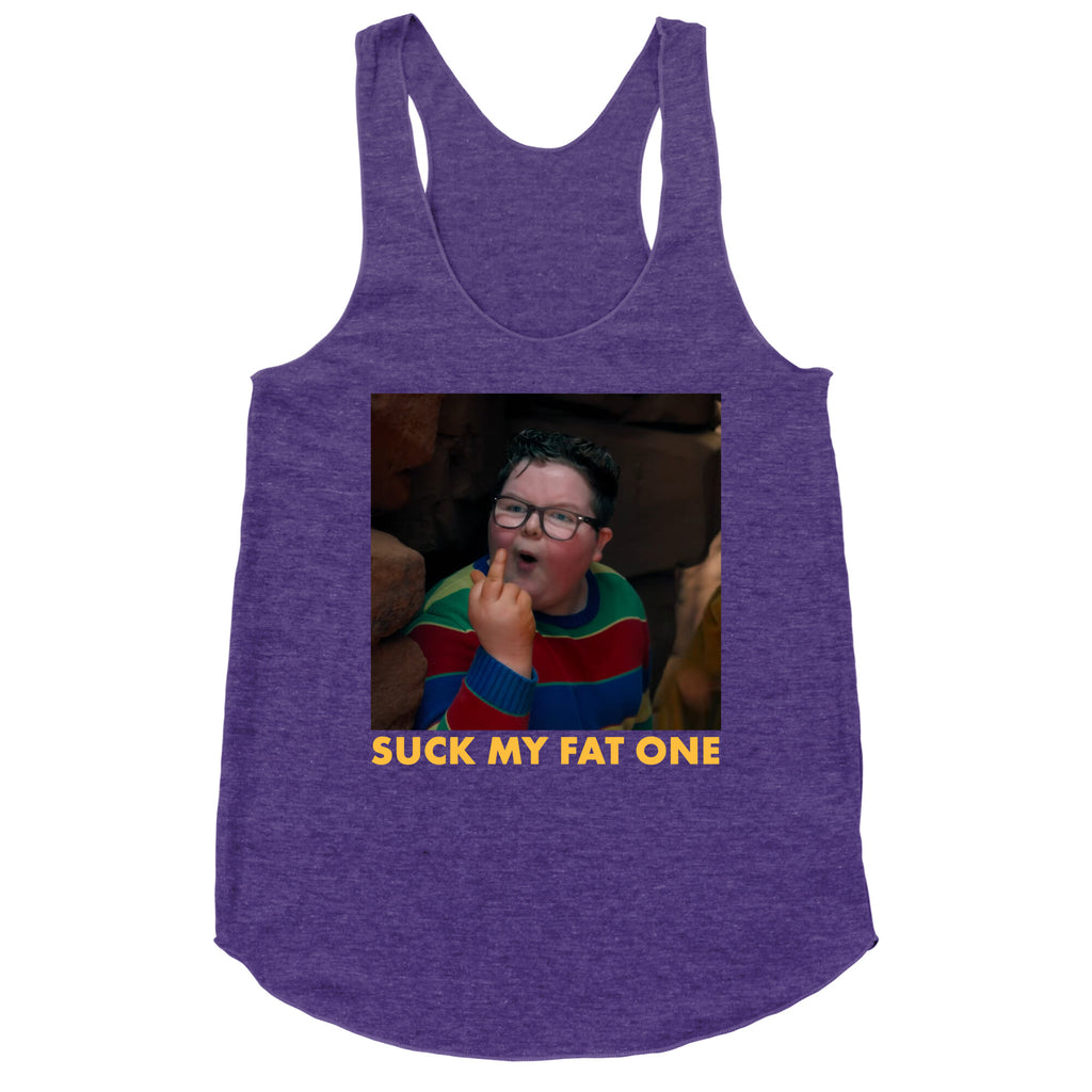 Suck My Fat One Racerback Tank