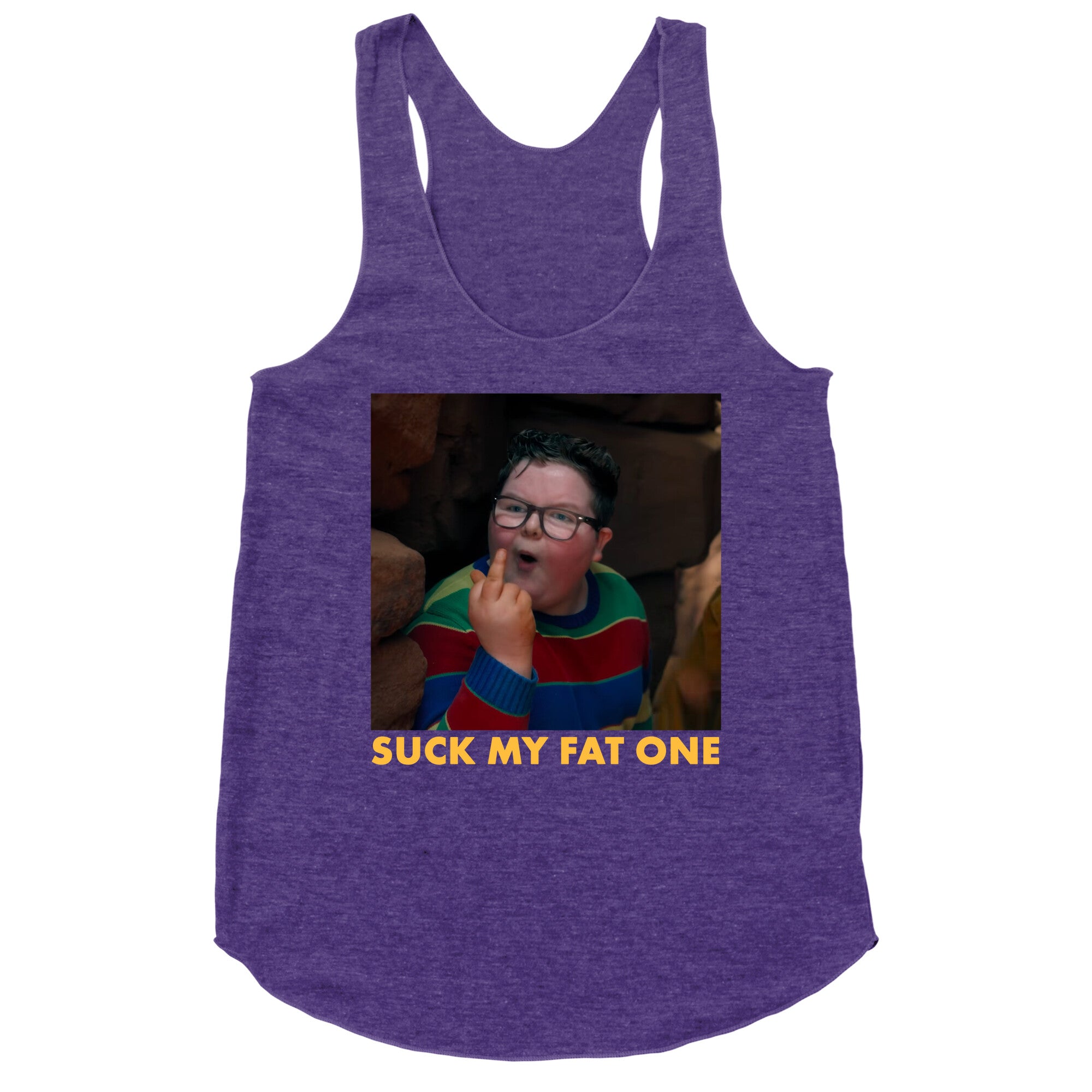 Suck My Fat One Racerback Tank