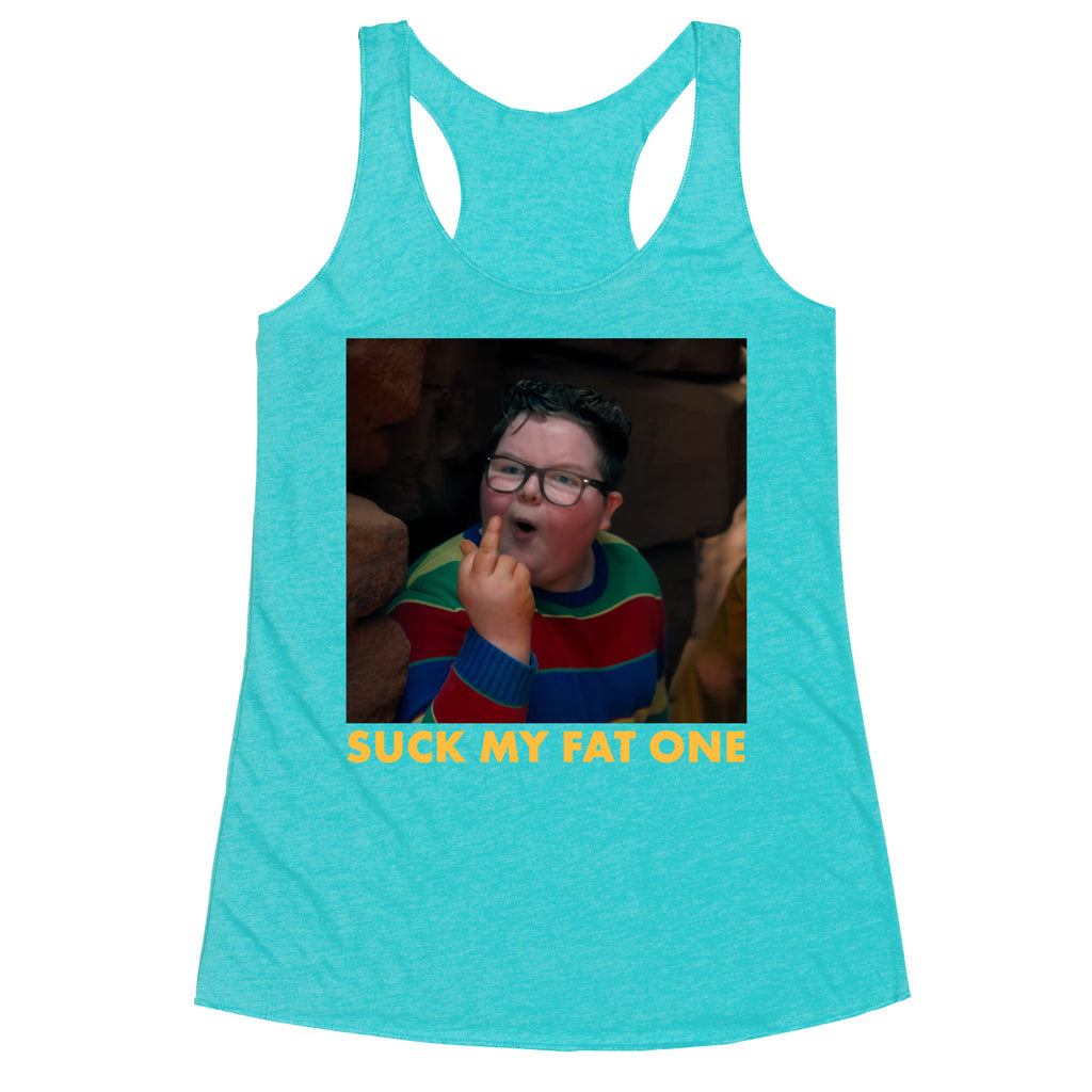 Suck My Fat One Racerback Tank