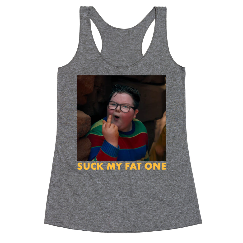 Suck My Fat One Racerback Tank