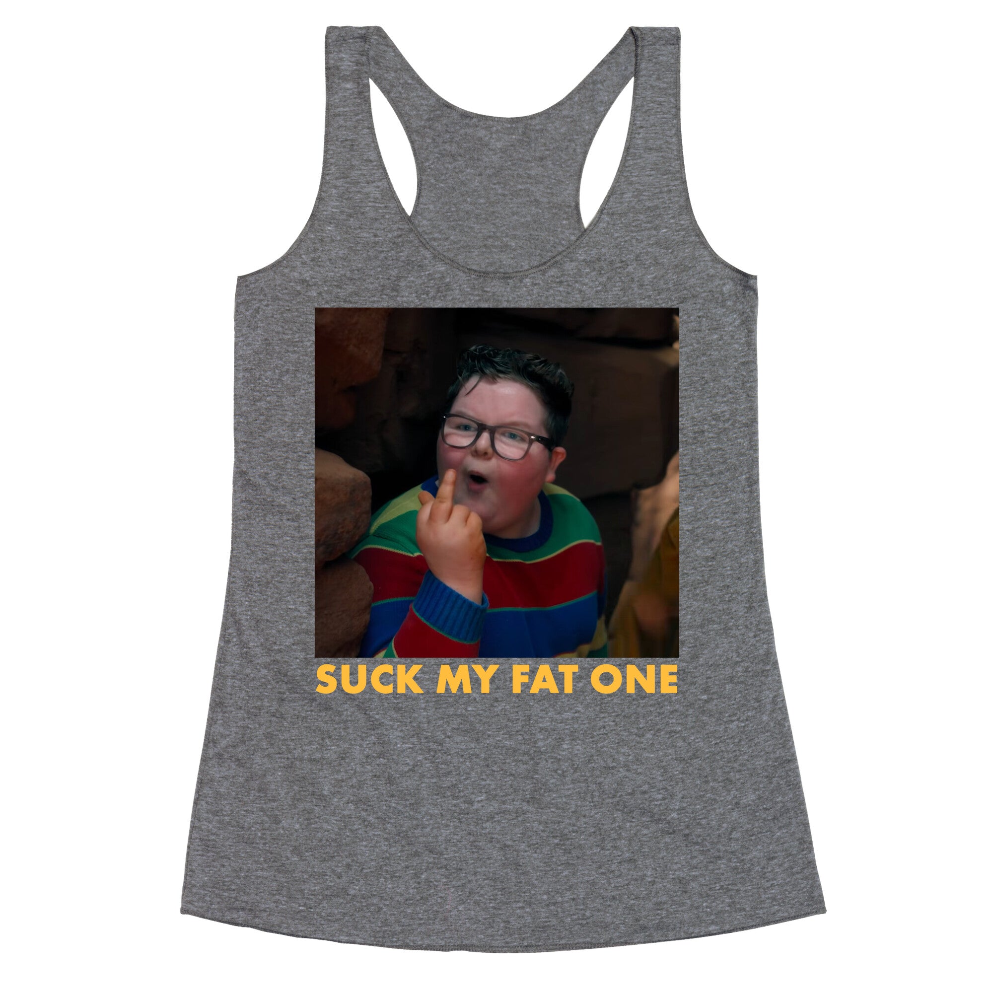 Suck My Fat One Racerback Tank