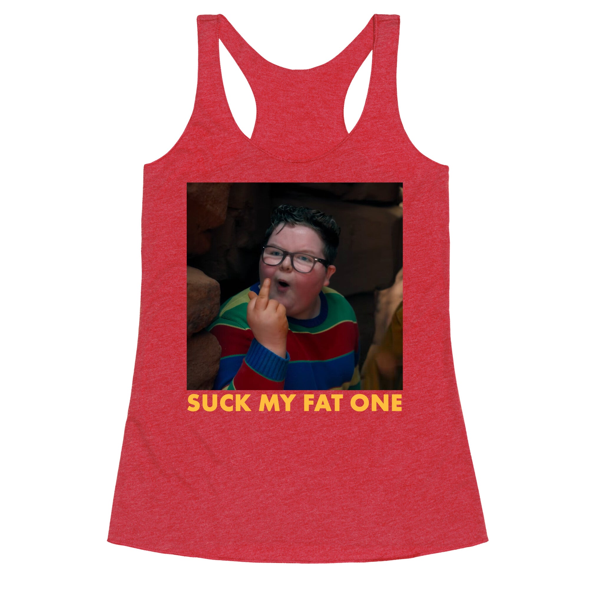 Suck My Fat One Racerback Tank