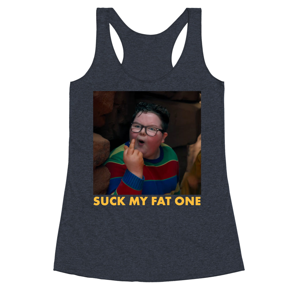 Suck My Fat One Racerback Tank
