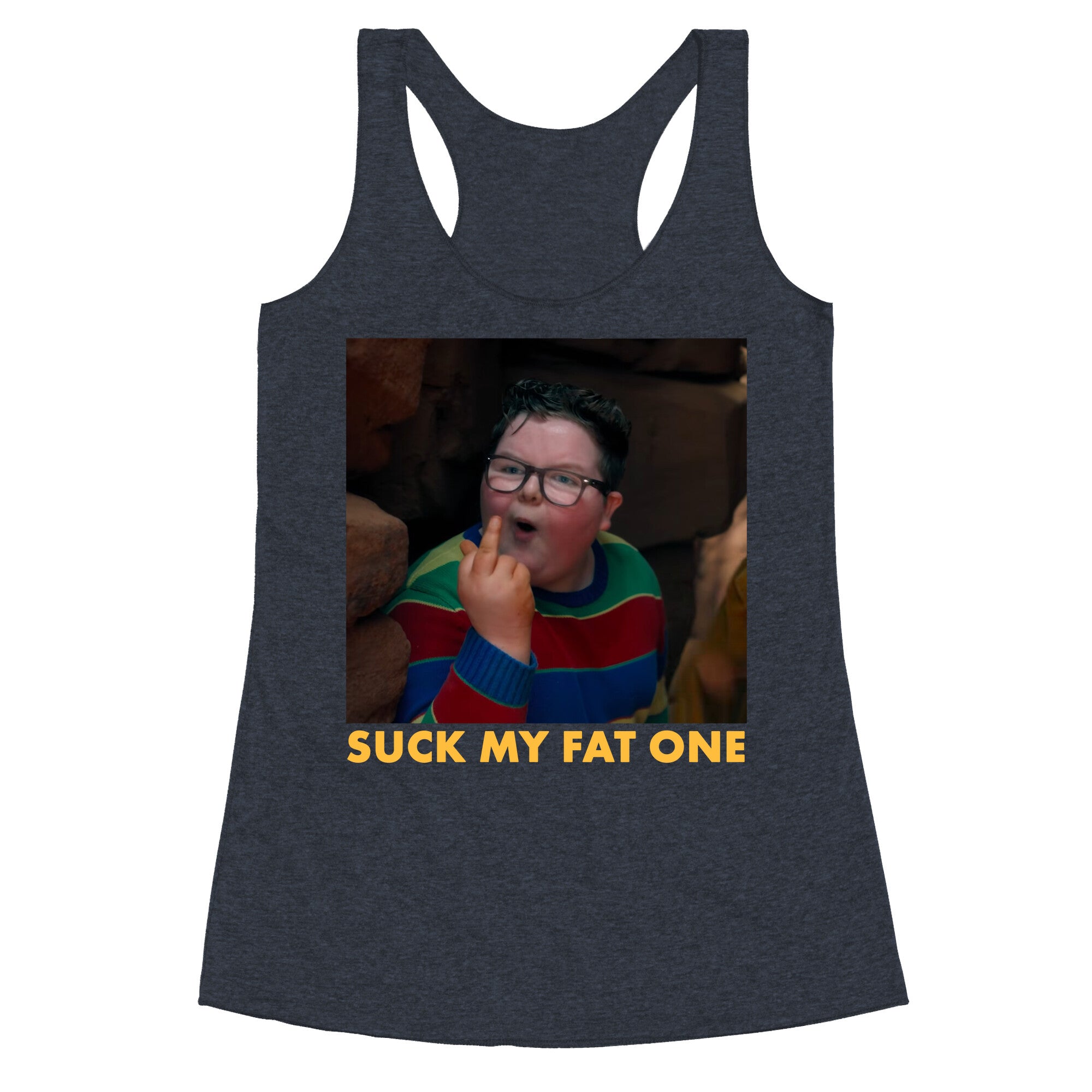 Suck My Fat One Racerback Tank