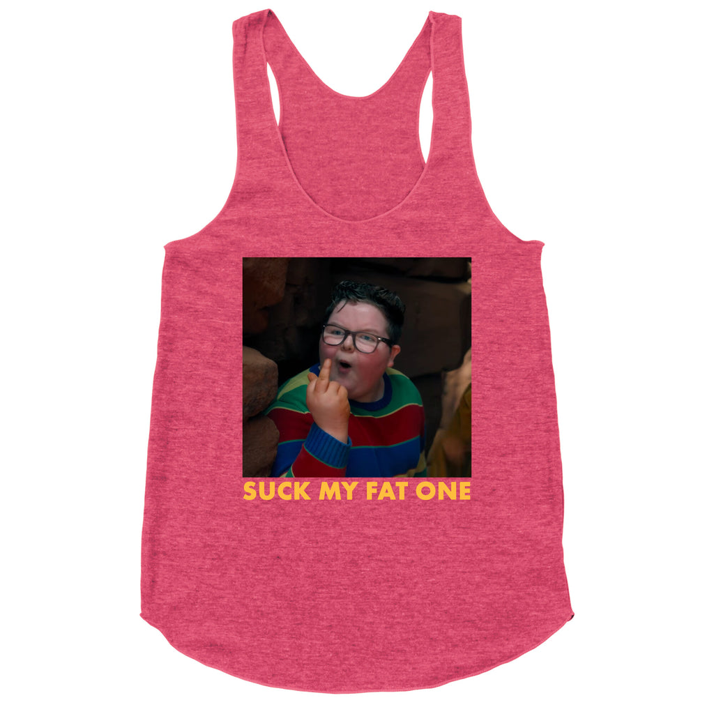 Suck My Fat One Racerback Tank