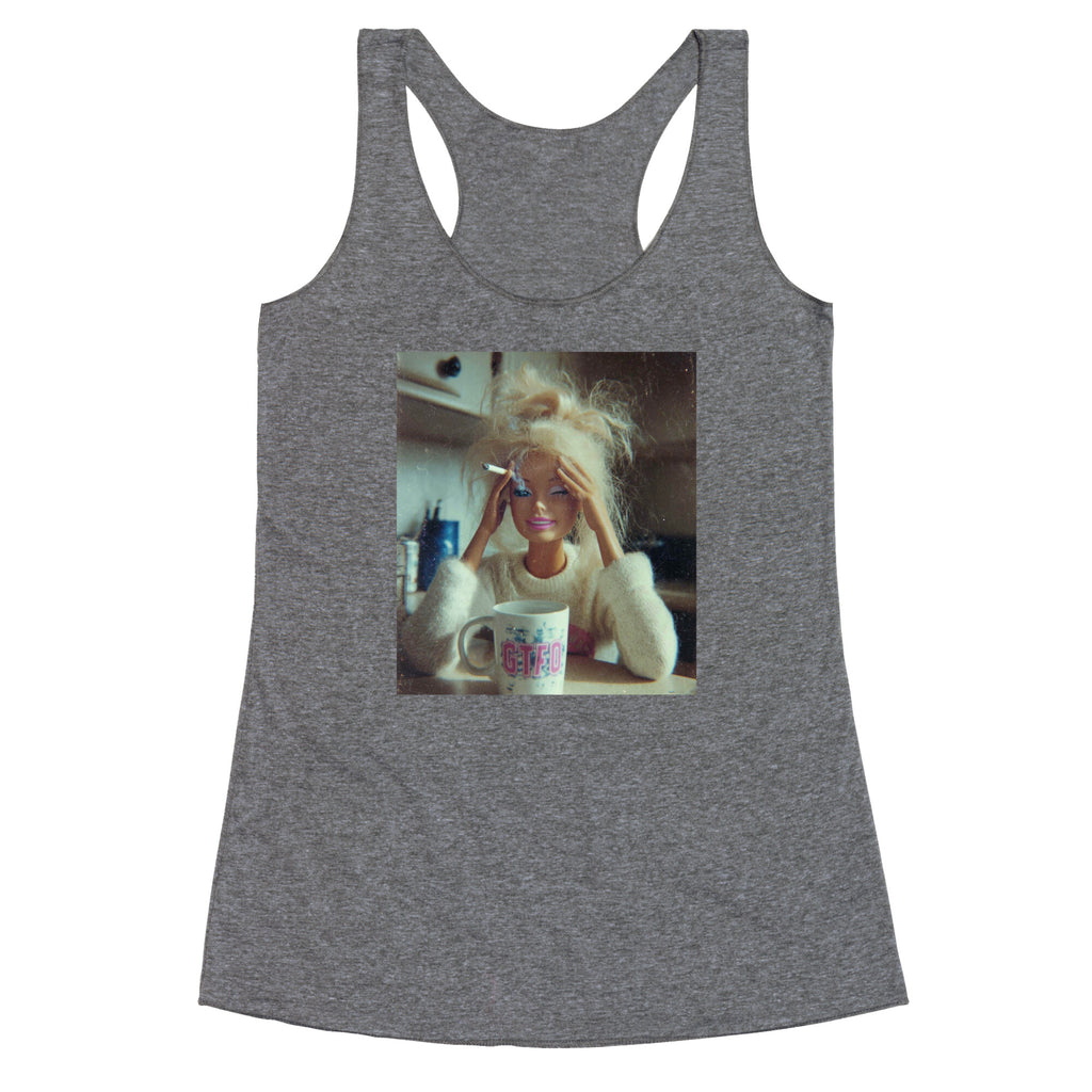 Stressed Out Barbie Racerback Tank