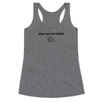 Show Me Your Books Racerback Tank