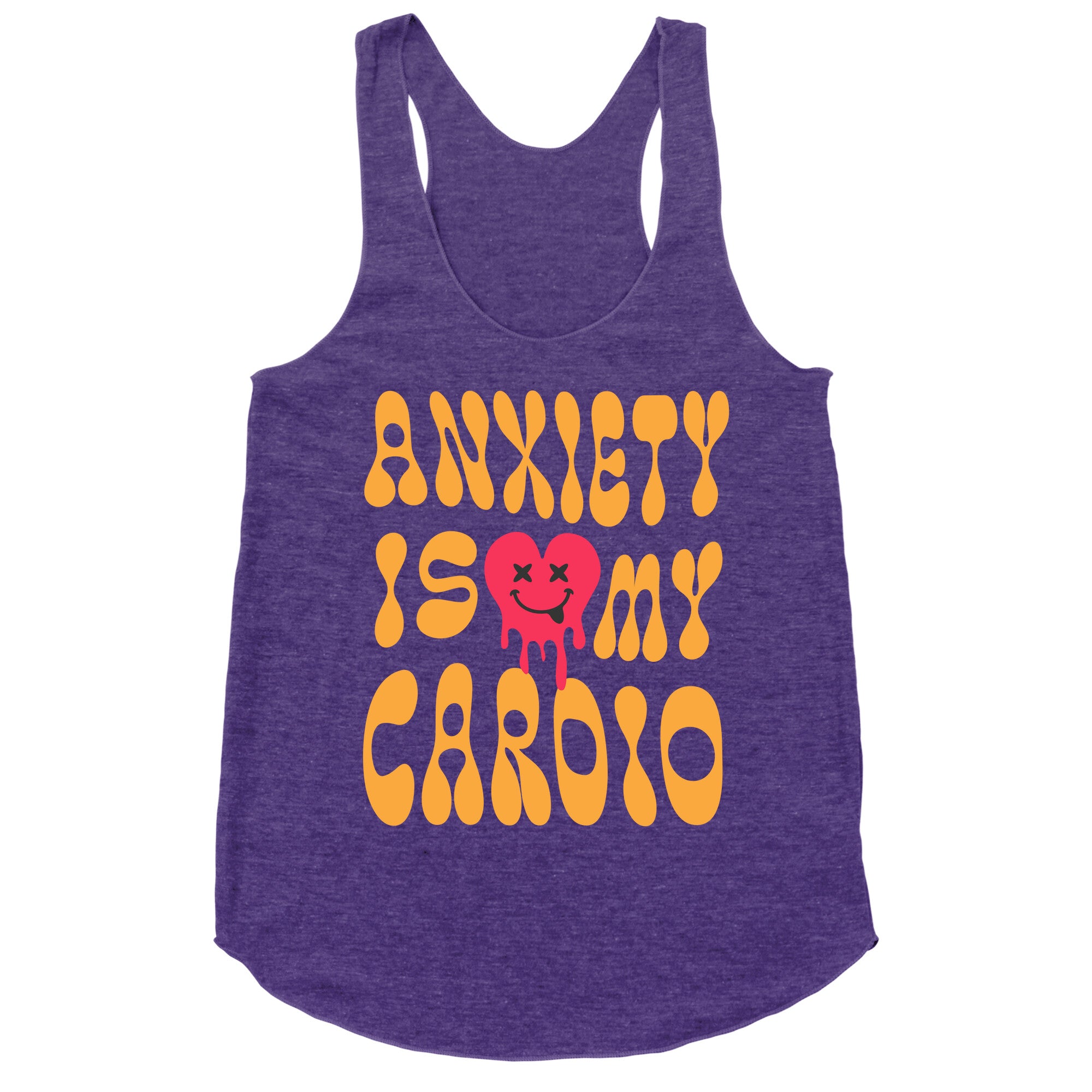 Anxiety Is My Cardio Racerback Tank