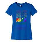 Ally LGBTQ Womens Cotton Tee