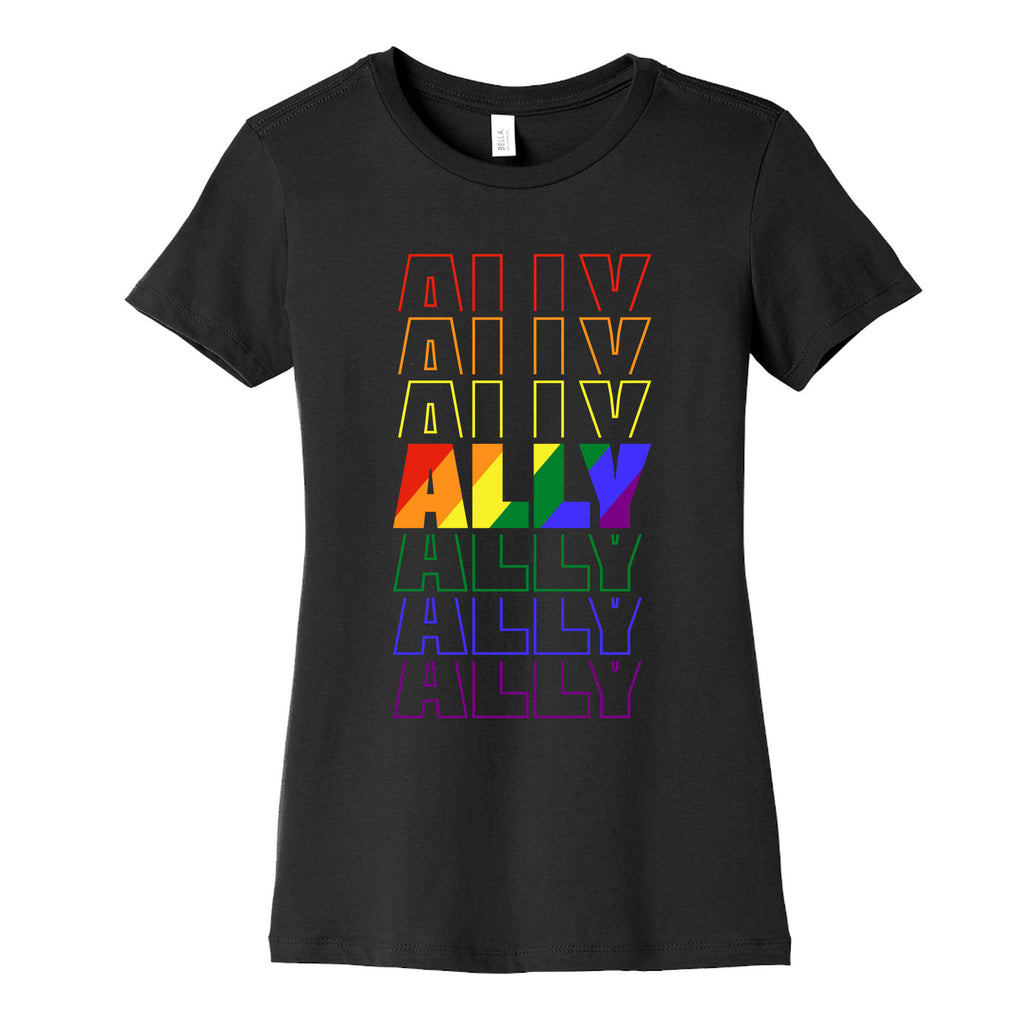 Ally LGBTQ Womens Cotton Tee