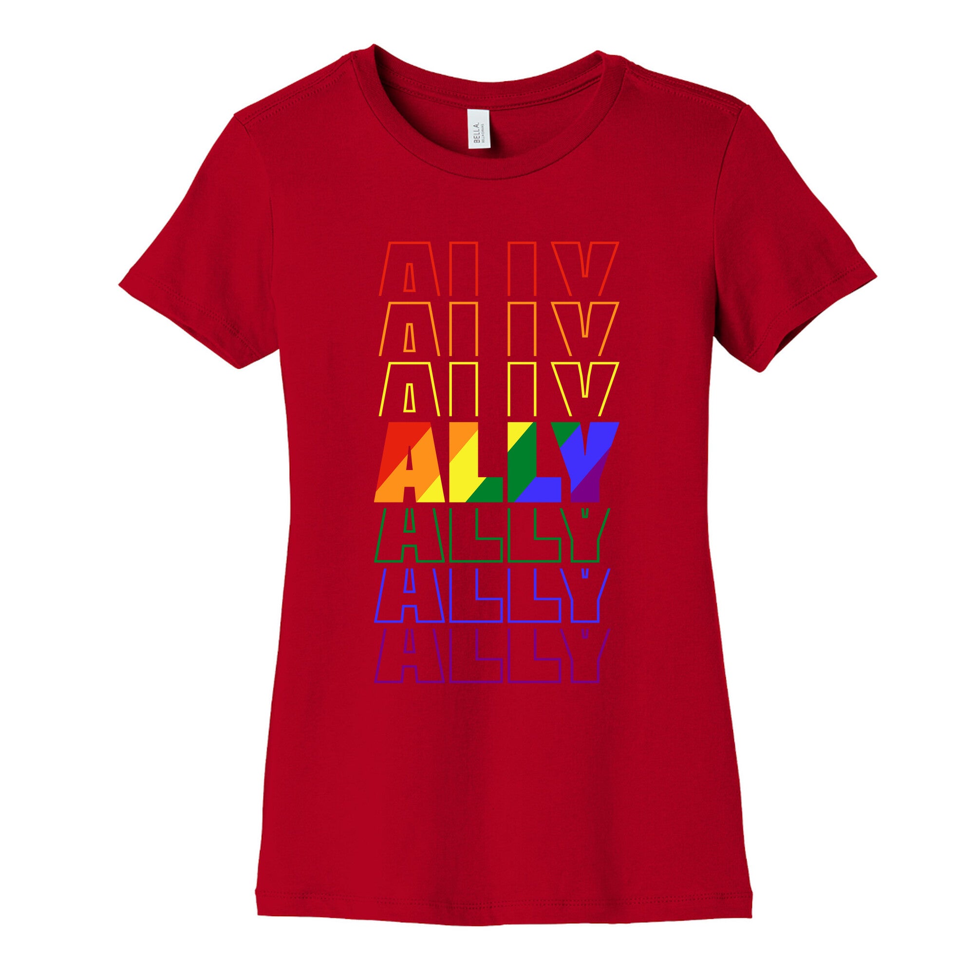 Ally LGBTQ Womens Cotton Tee