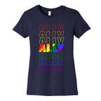 Ally LGBTQ Womens Cotton Tee
