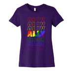 Ally LGBTQ Womens Cotton Tee