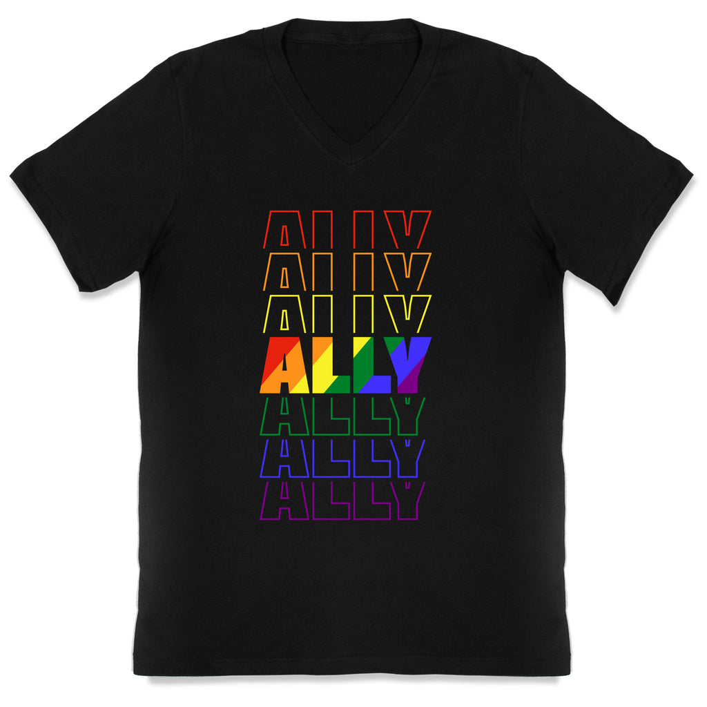 Ally LGBTQ V-Neck