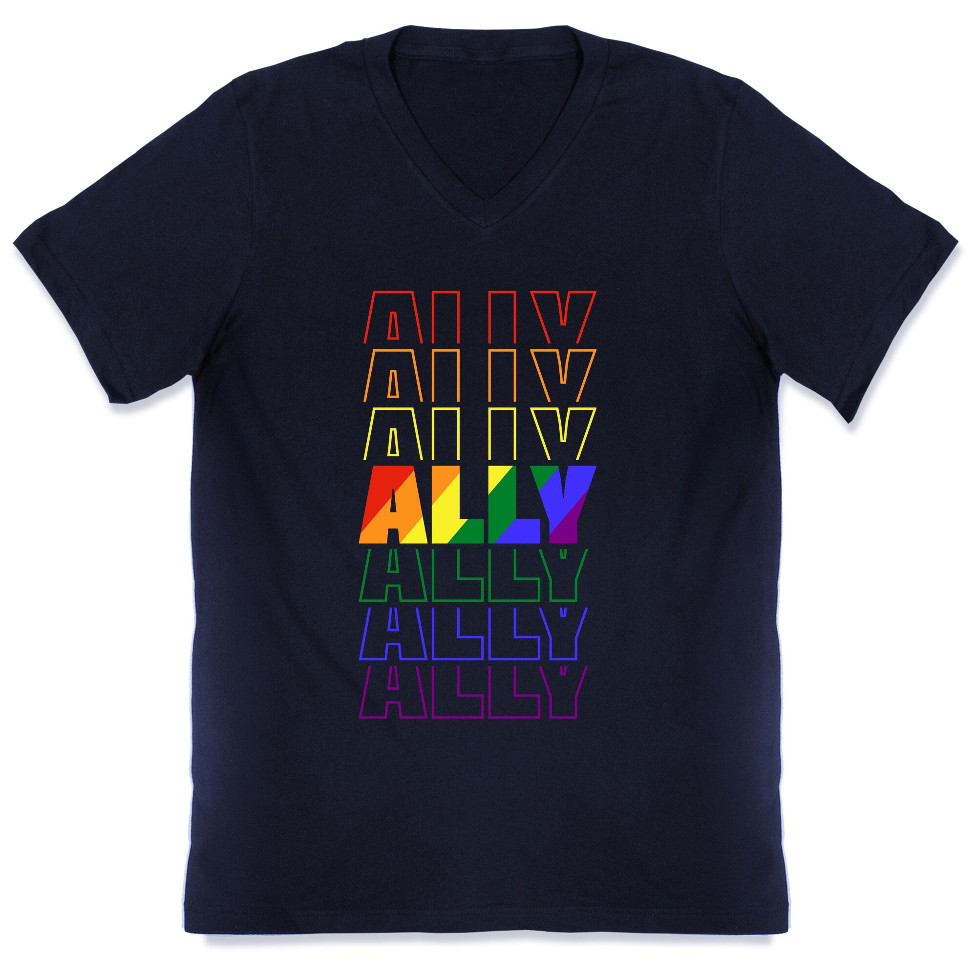Ally LGBTQ V-Neck