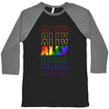 Ally LGBTQ Baseball Tee